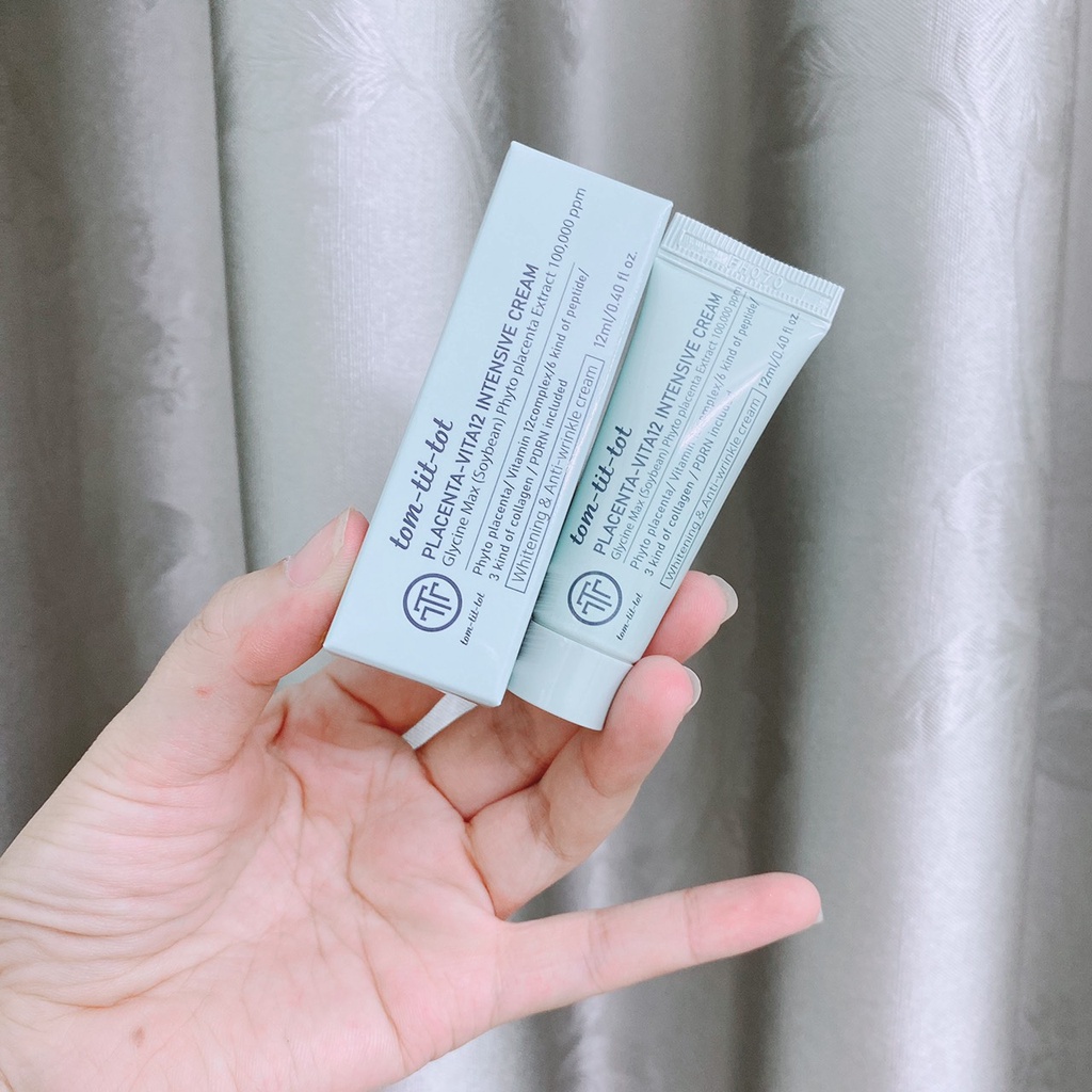 Bộ sản phẩm làm đẹp Kem PLACENTA VITA12 chăm sóc da dưỡng da làm đẹp da sáng da chống lão hóa