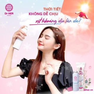 Xịt khoáng Dr Her cấp ẩm và làm diệu da