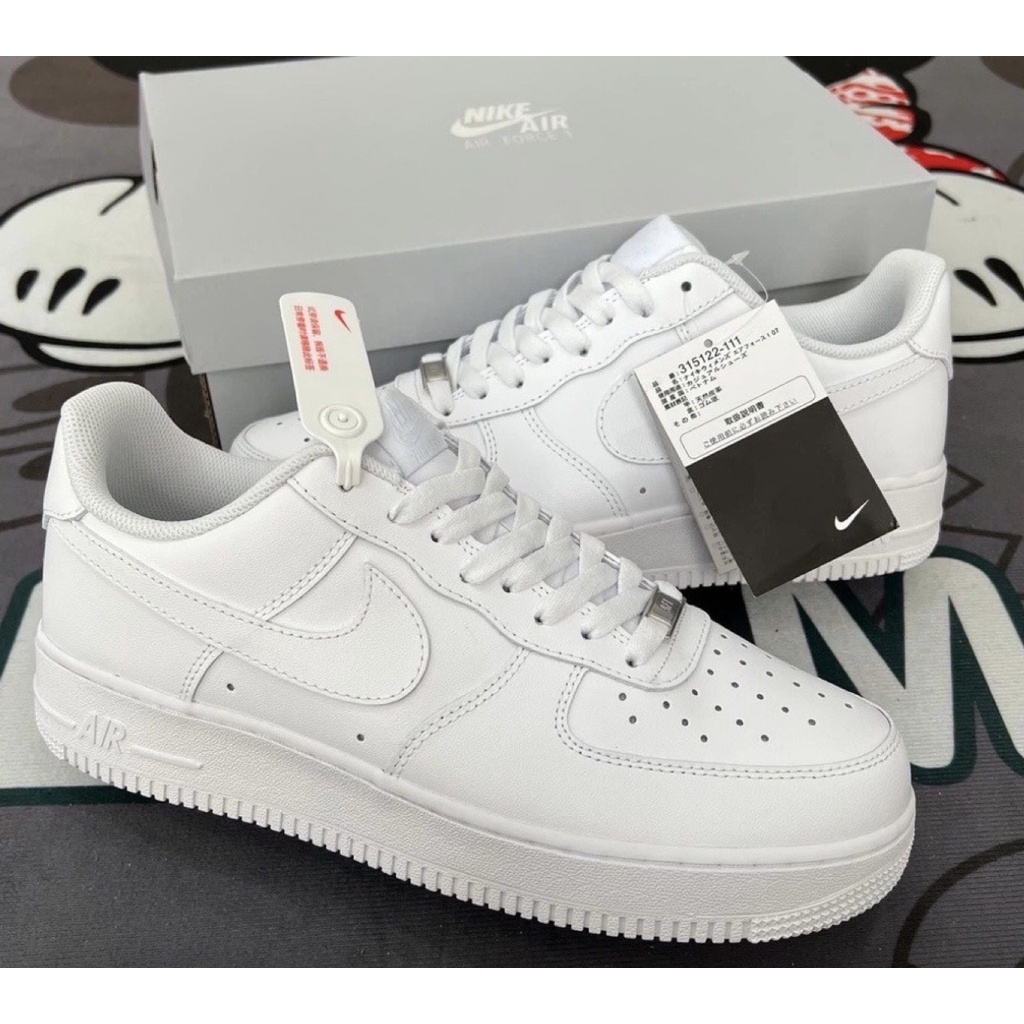 Giày Sneaker _Nike Air Force 1,AF1 trắng đế Air, cao cấp nhất full box bill tặng box bảo vệ