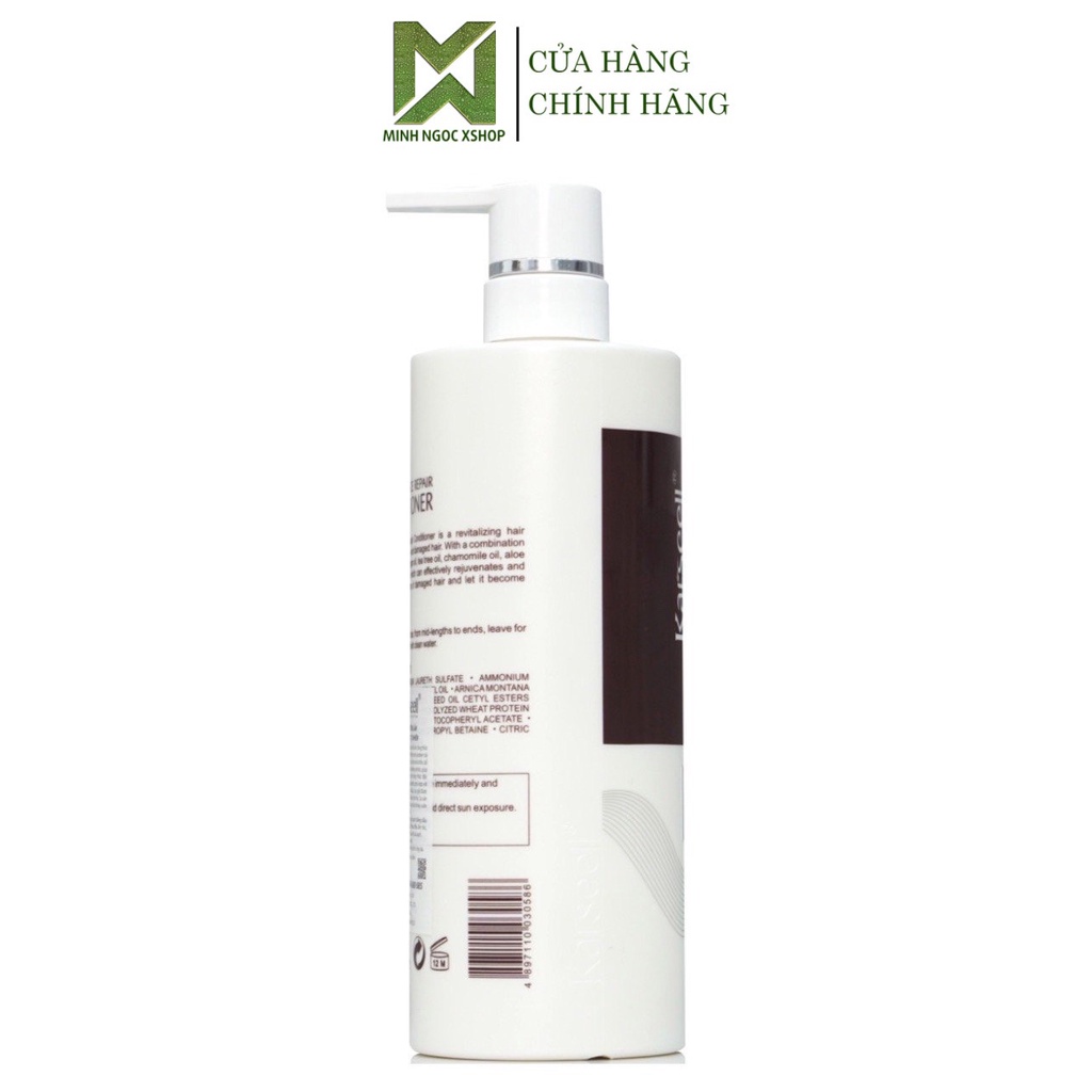 Dầu xả phục hồi siêu mượt chuẩn salon KARSEELL Maca 800ml