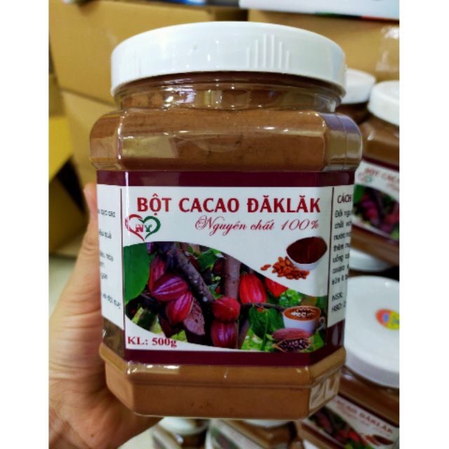 Bột Cacao Nguyên Chất Đăk Lăk Loại 1 - Bột Ca cao 500gr