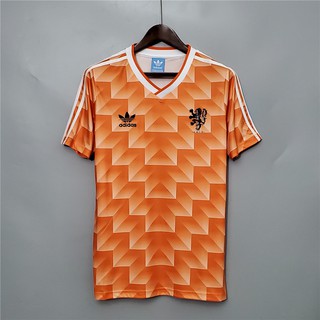 1988 Netherlands Home Retro Soccer Jersey Holland Bóng đá