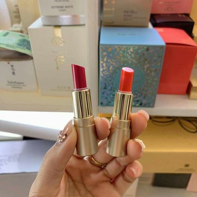 Set Son dưỡng Whoo mini và 1 kì da chết Whoo