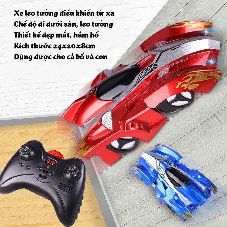 Xe ô tô leo tường điều khiển từ xa, đồ chơi xe điều khiển Wall climber