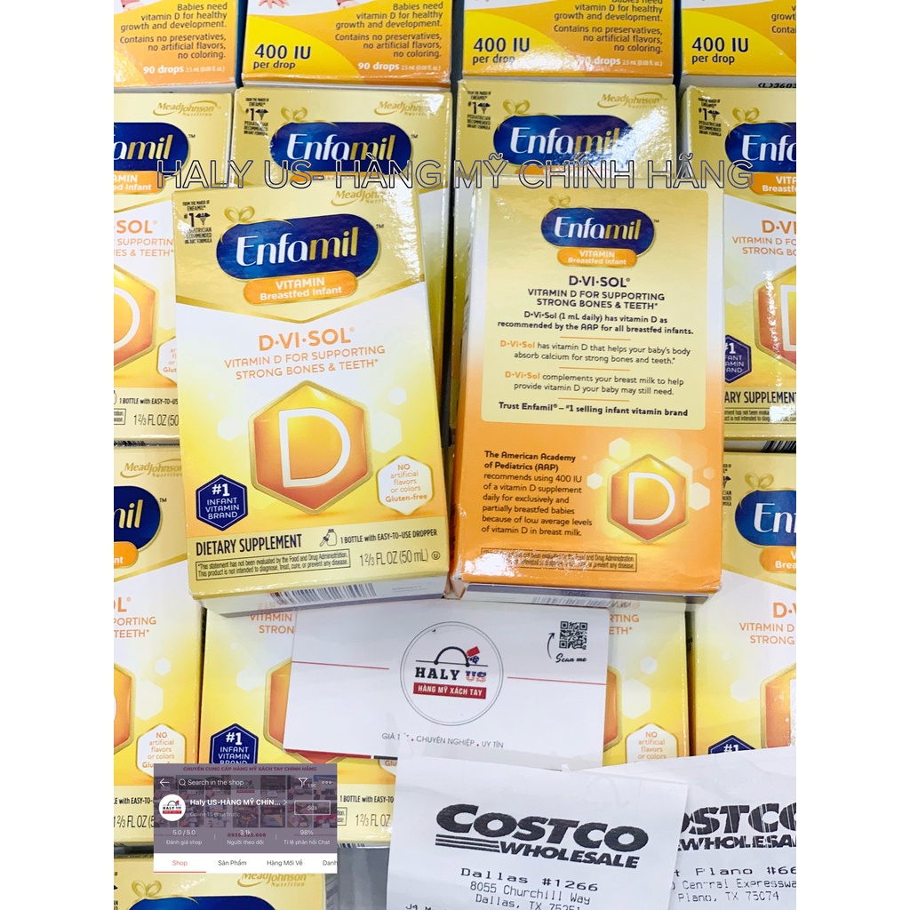 Vitamin Enfamil D-Vi-Sol 50ml