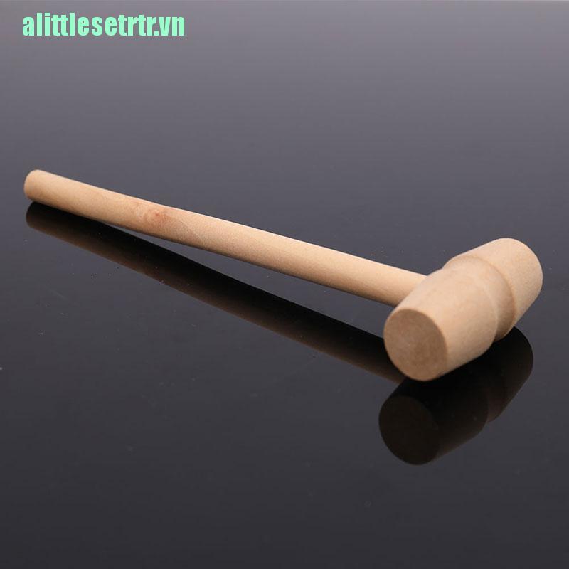 Set 10 búa gỗ đồ chơi mini thay thế dễ thương