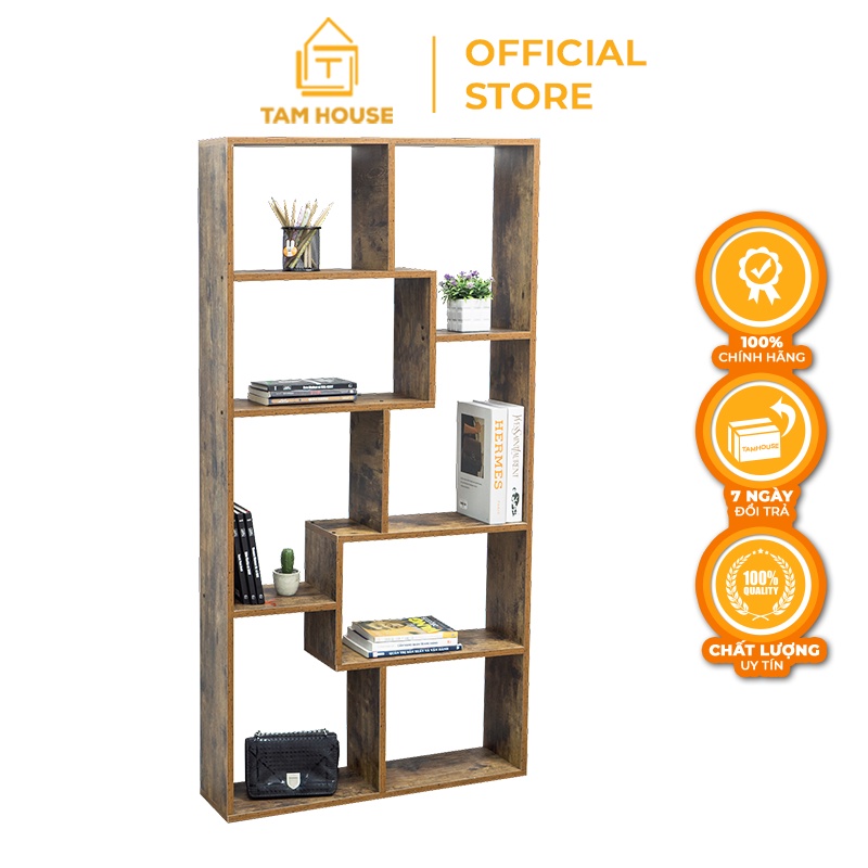Kệ sách đứng đa tầng thiết kế hiện đại Tâm House K108