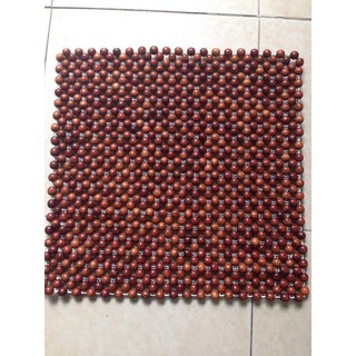 Đệm Lót Ghế Văn Phòng Hạt Gỗ ( hình thật )