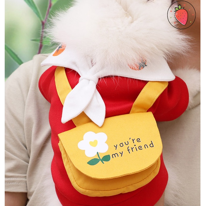 Áo Sweater Mùa Hè Cỡ Nhỏ Và Vừa Hình Kẹo Mút Dễ Thương Trang Trí Cho Thú Cưng