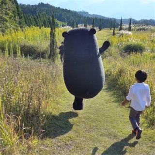 MASCOT GẤU KUMANON (ảnh thật)