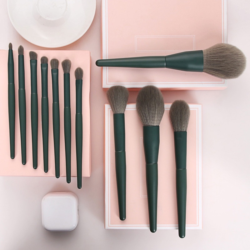 Set 11 cọ trang điểm GDTIMA nhiều màu sắc tùy chọn làm đẹp tiện dụng