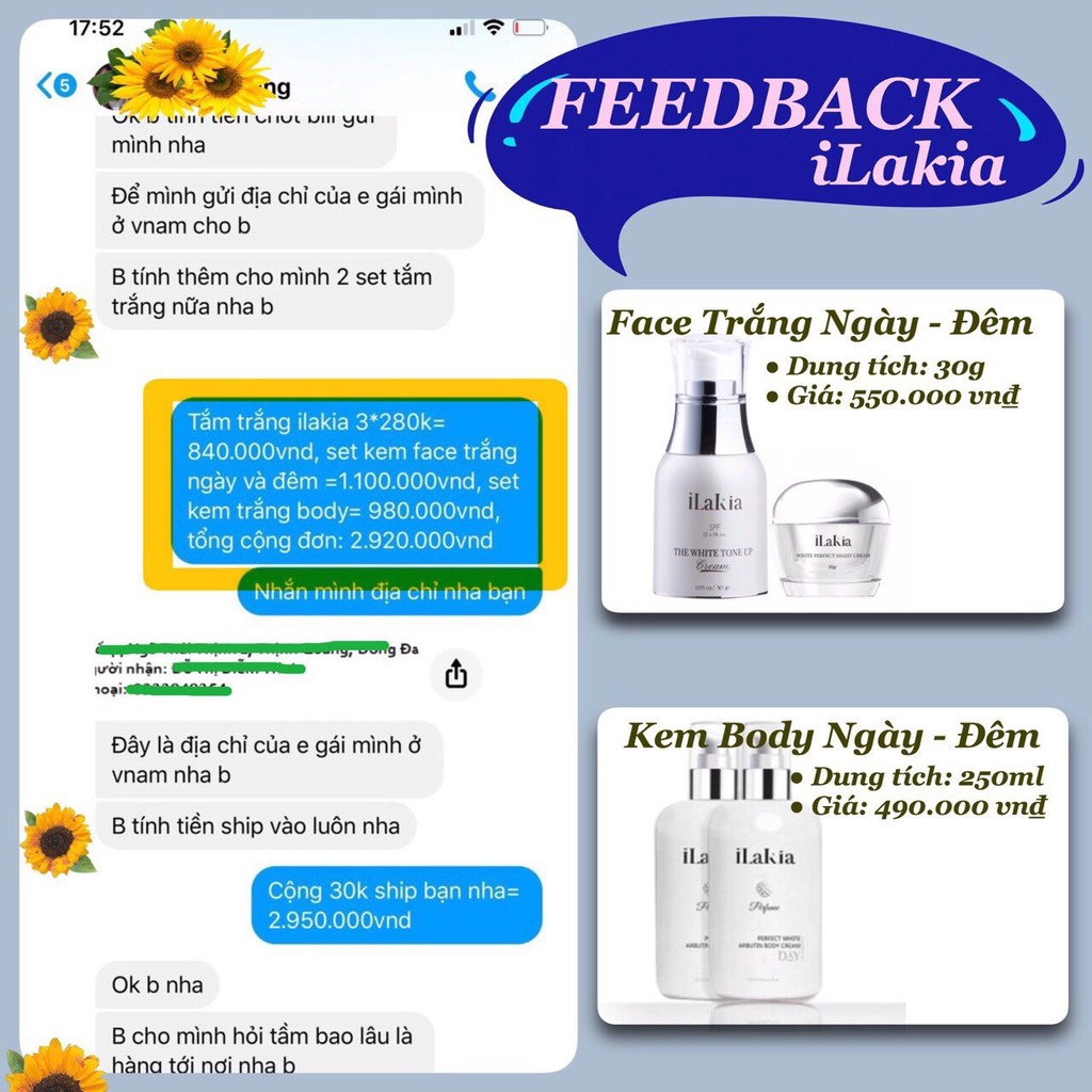 Kem Trắng Da Mặt Ban Đêm ILAKIA Kem Dưỡng Ẩm Chống Lão Hoá - Hàn Quốc | BigBuy360 - bigbuy360.vn