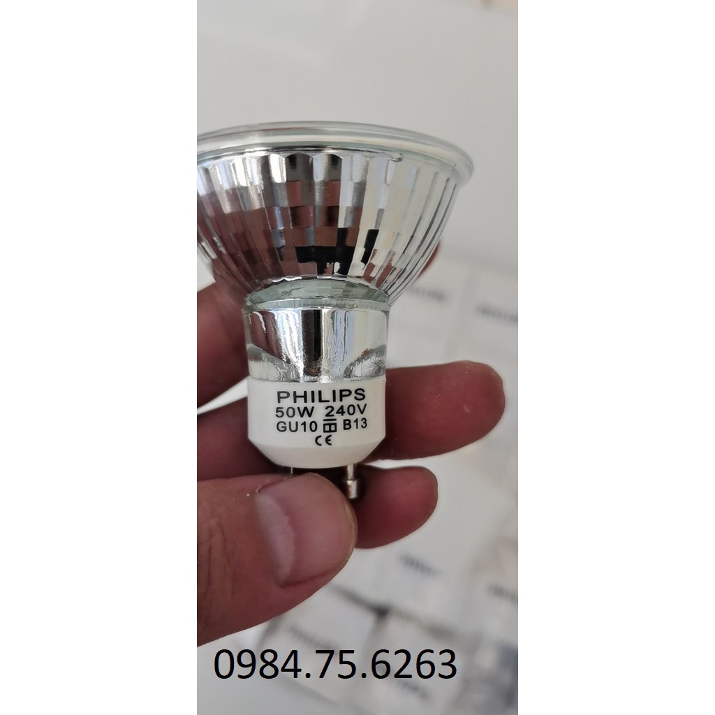 Bóng đèn đốt nến - Bóng Đèn halogen chén PHILIPS 220V 50W GU10