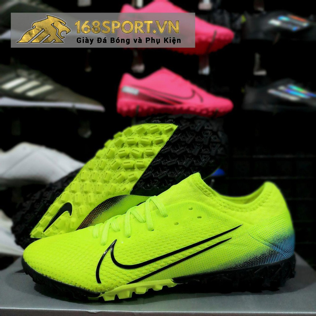 SALE LỚN NHẤT NĂM Giày Bóng Đá Mercurial Vapor 13 Pro Xanh lá TF rẻ