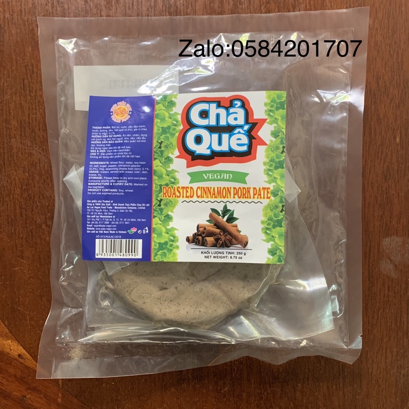 Chả Quế Chay 250 gr Âu Lạc