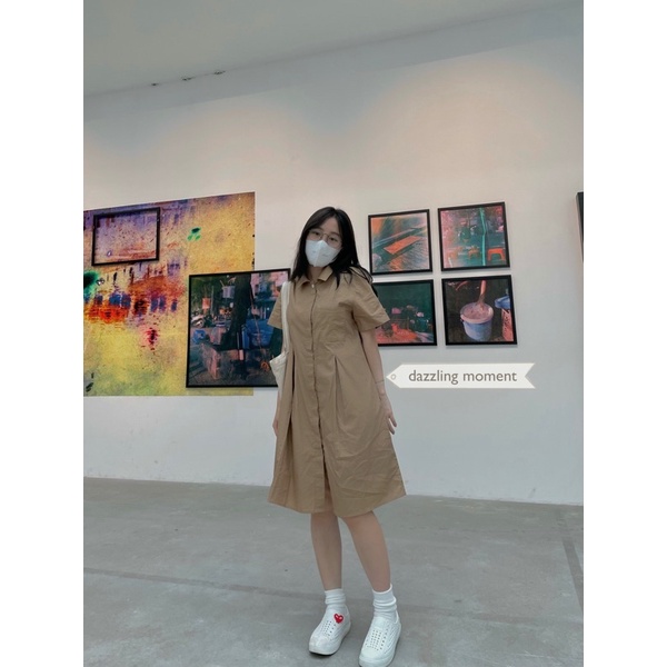 Váy sơ mi dáng xoè Dily Dress - Dazzling cho cô nàng nữ tính, điệu đà