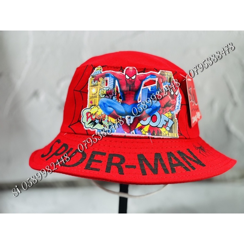 Mũ Vành Cho Bé Trai In Nhện 🕷 Cute Cho Bé 1tuổi đến 5t cute thời trang