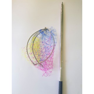 vợt xúc cá inox kèm vành lưới