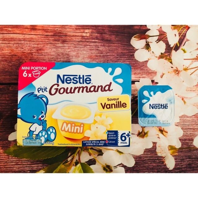 Váng sữa Nestle vỉ 6 hộp x 60G cho bé từ 6 tháng (HSD 1/2022)