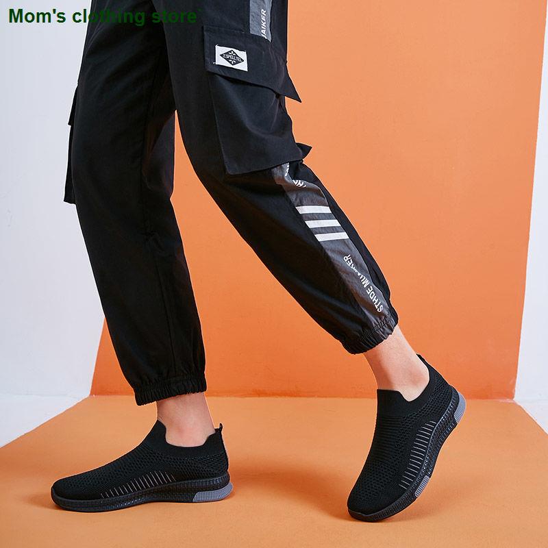 Giày thể thao nam phối lưới thoáng khí thoải mái phong cách Hàn Quốc