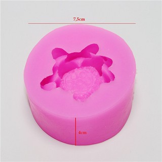 Khuôn silicon 3d hoa sen nở 75 x 40 mm