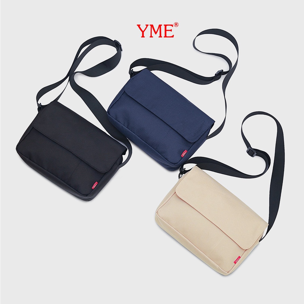 YSB02 Túi đeo chéo vải Nam nữ YME đi làm đi học đi chơi tiện dụng  chất liệu Polyester Canvas chống thấm nước