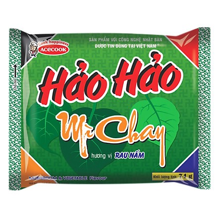 Hảo Hảo chay Rau nấm thùng 30 gói siêu ngon