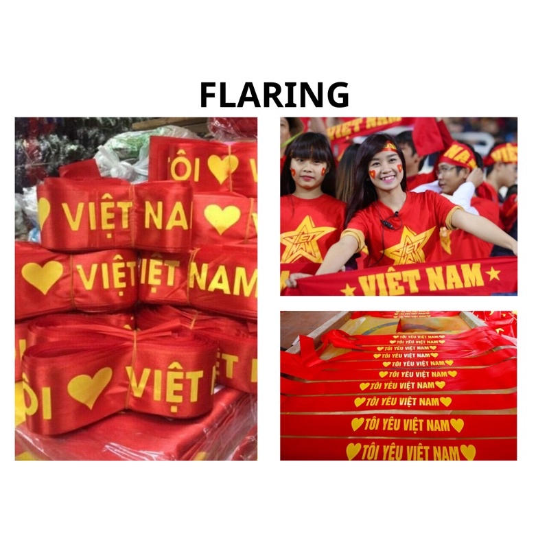 Băng đô cột đầu cổ vũ Việt Nam giá xưởng siêu rẻ