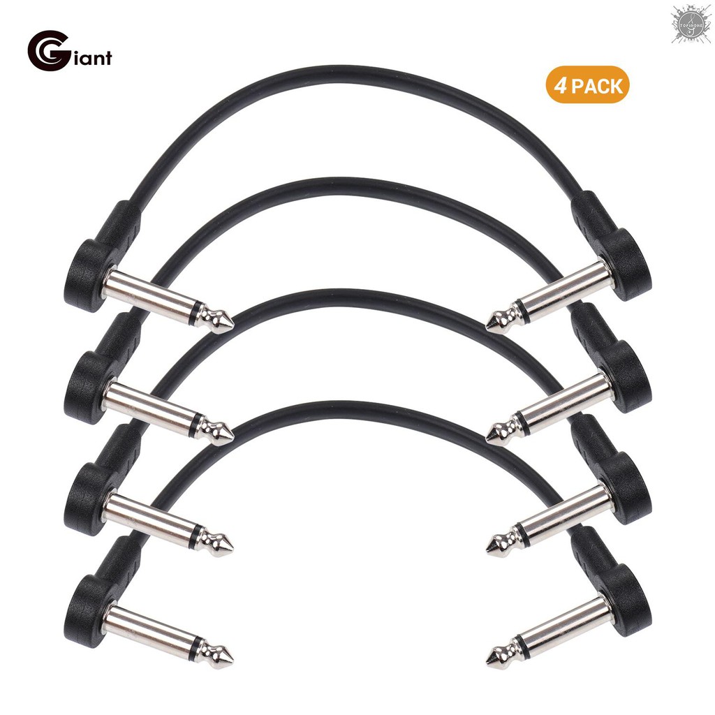 Set 4 Dây Cáp Nối Bàn Đạp Đàn Guitar Ac-8 6 Inch Và 1 / 4 Inch