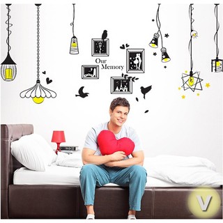 Decal dán tường Thành phố hiện đại