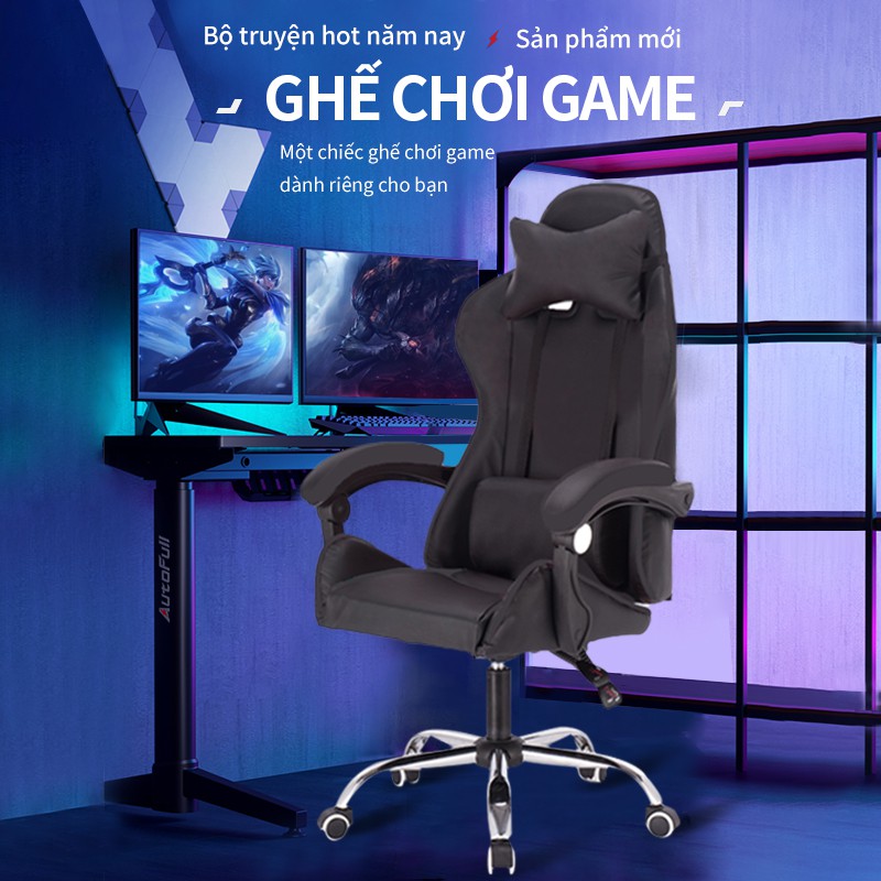 HM50 - Ghế Văn Phòng Chân Thép Chắc Chắn Xoay 150 Độ - Ghế Chơi Game Rẻ Vô Địch