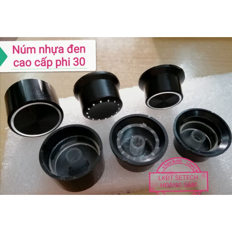 Núm nhựa xuyên quang núm volume núm chụp Biến trở âm ly phi 30mm