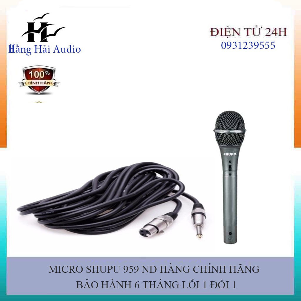 ⚡⚡⚡MICRO SHUPU 959 ( HÀNG LOẠI 1 THU ÂM TỐT )⚡⚡⚡