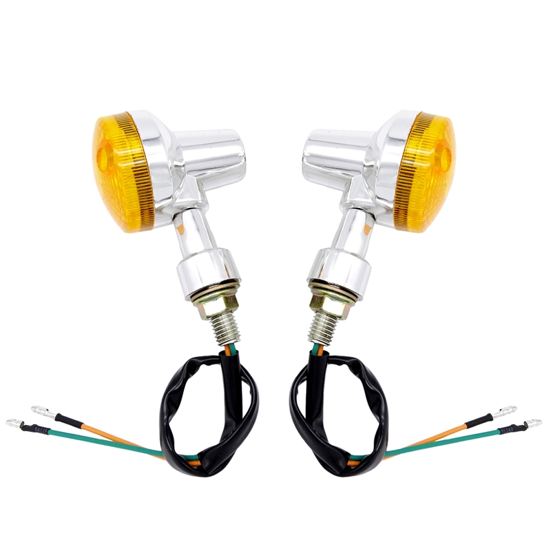 2 Chiếc 12V Đa Năng Xe Máy Biến Tín Hiệu Đèn Báo Cho GN125 Cafe Racer Harley Suzuki Đèn Siêu Sáng