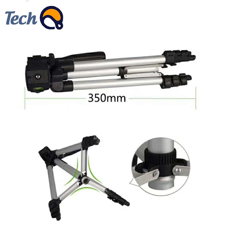 Chân máy ảnh cao cấp, tripod điện thoại tặng kèm đầy đủ phụ kiện, chiều cao tối đa 1 mét 1 - BH 12 tháng