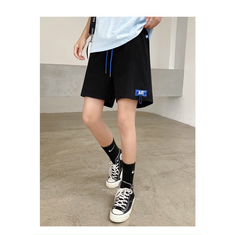 [VÔ ĐỊCH GIÁ SHOPPE] Quần đùi AE TEAM xanh thiết kế Unisex kiểu bazic | BigBuy360 - bigbuy360.vn