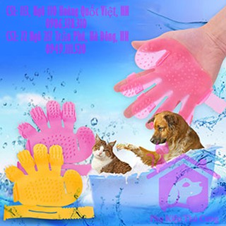 Bàn tay tắm nhựa cho thú cưng - Phụ kiện chó mèo pet shop Hà Nội