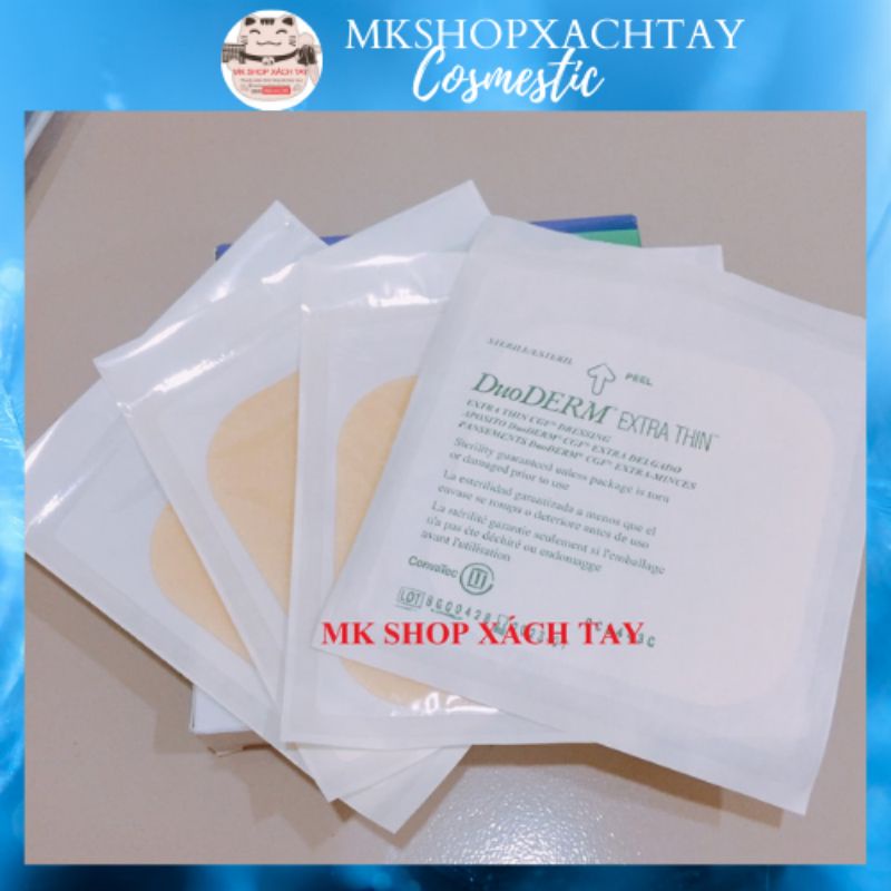 Miếng dán mụn Duoderm extra thin, miếng dán hút mủ chăm sóc da, chăm sóc vết thương