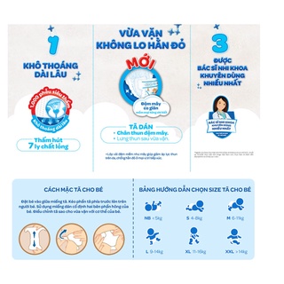 (Tặng 10 miếng tã ) Tã dán huggies M76 miếng ---mẫu kén con tằm