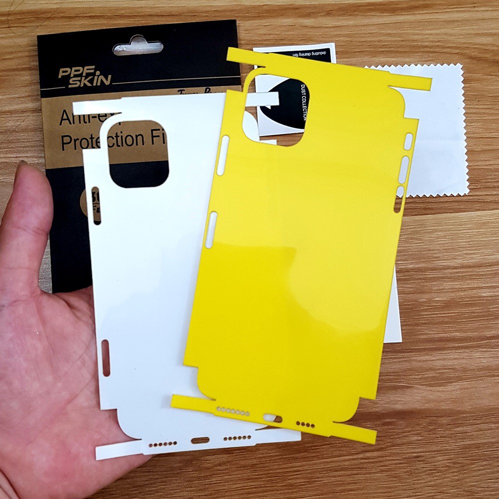 Dán PPF 4 lớp full lưng viền lỗ loa cho iPhone 14 Promax , 14 Pro , 14 Plus , 13 Promax , 13 Pro , 12 Promax , 11 Promax