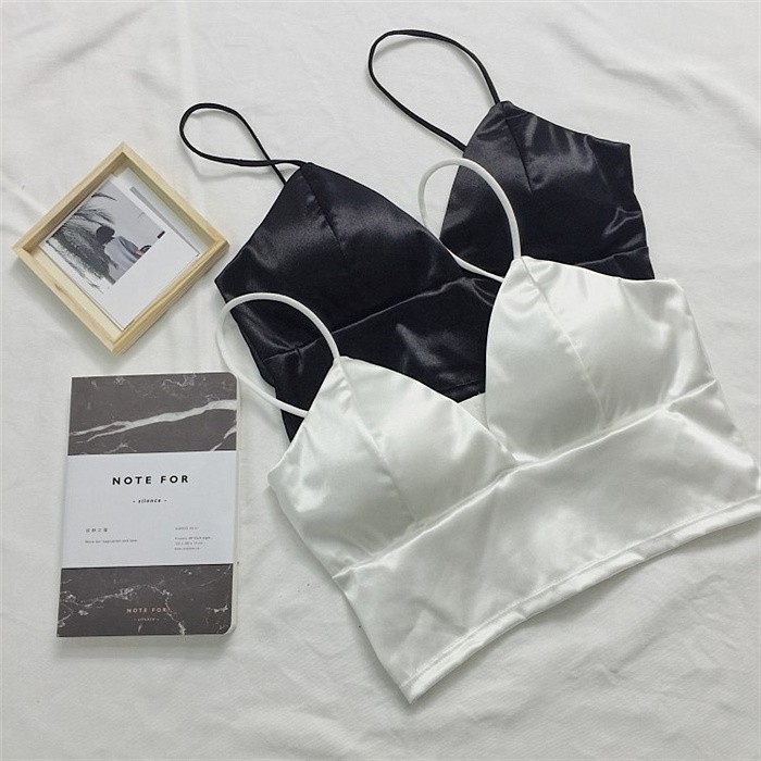 [NGODT1120 - giảm thêm 15k]  Áo croptop hai dây cúp ngực