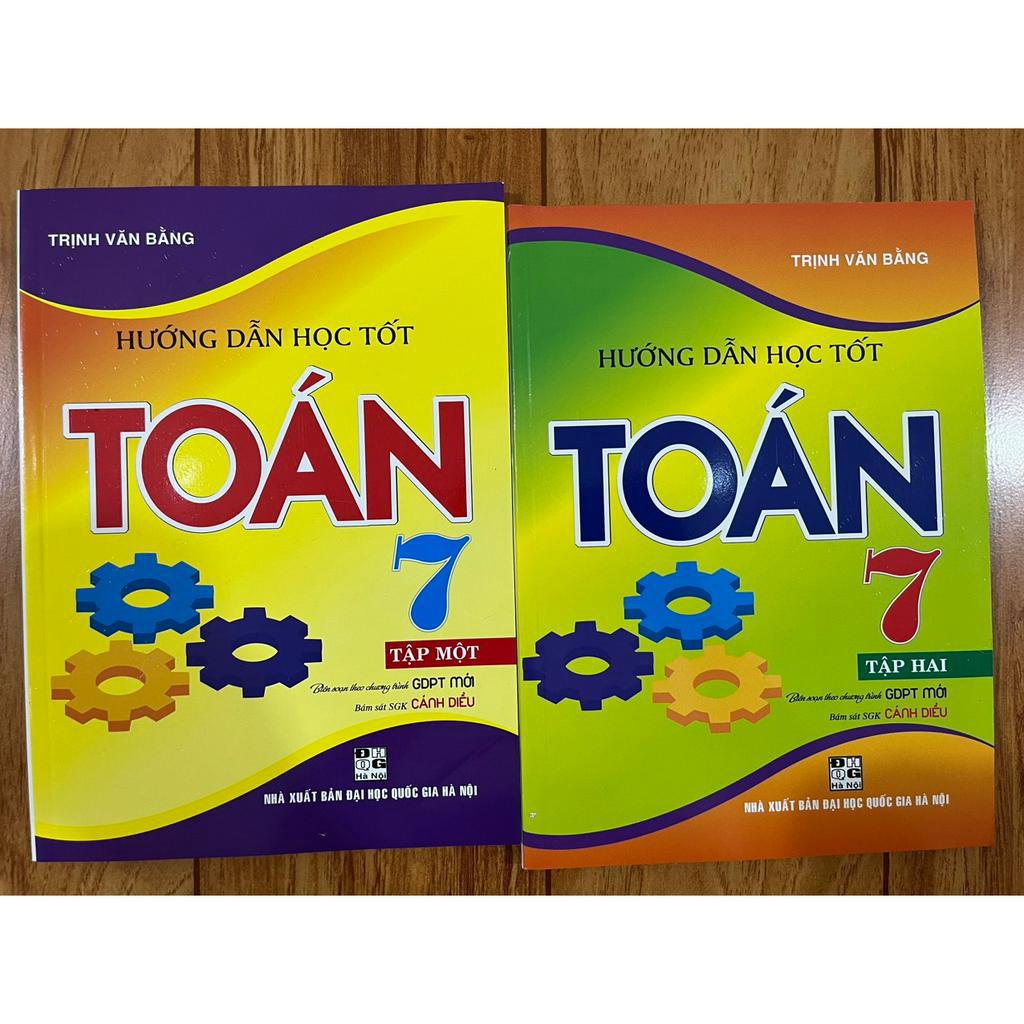 Sách - combo 2 cuốn Hướng dẫn học tốt toán 7 tập 1 và tập 2 bám sát sgk Cánh diều theo chương trình GDPT mới
