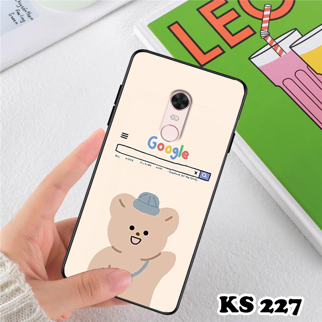 Ốp lưng Xiaomi Redmi 5 - Redmi 5A - Redmi 5X - Redmi 5 Plus - Ốp in hình gấu bear ngộ nghĩnh