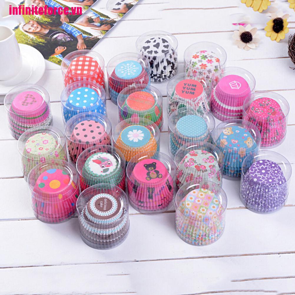 5xin Ngẫu Nhiên 100 Giấy Cupcake