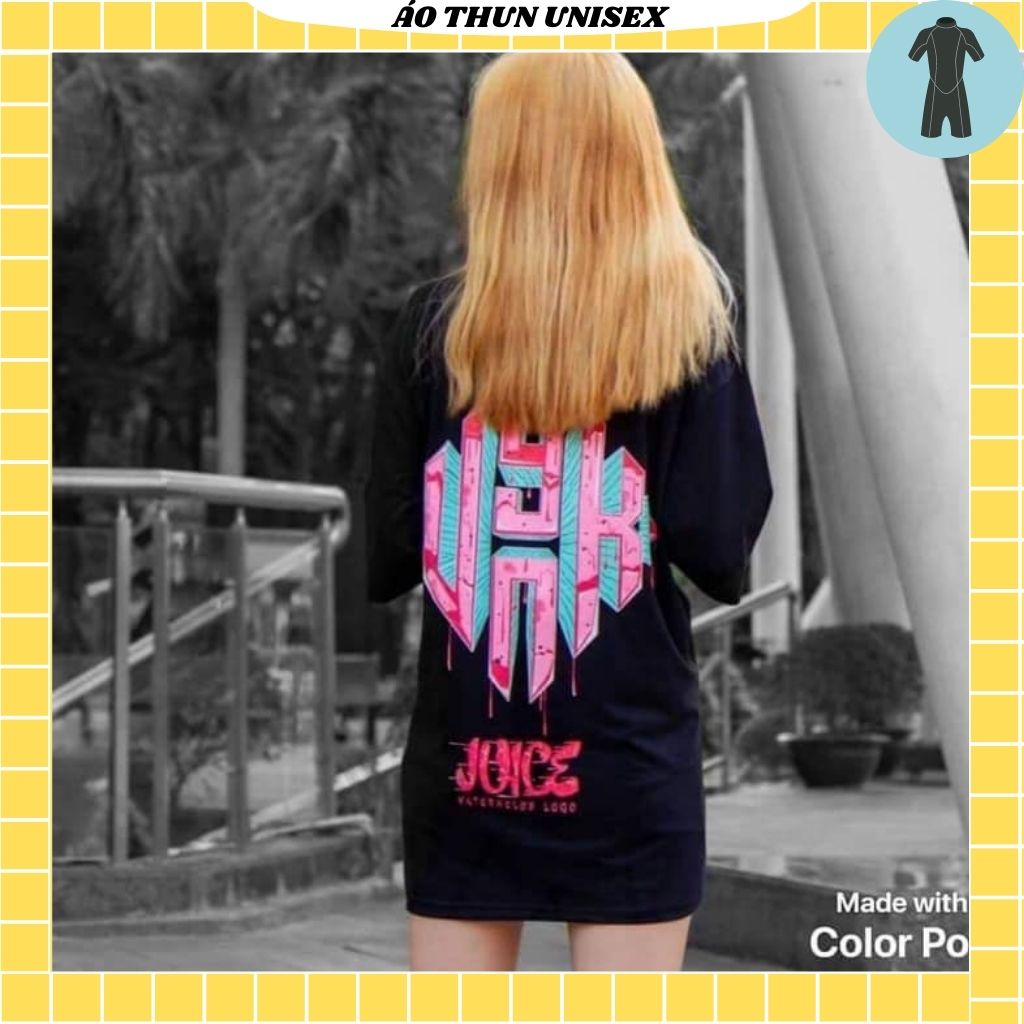 Áo Thun Unisex Tay Lỡ Form Rộng Phong Cách Hàn Quốc Freesize