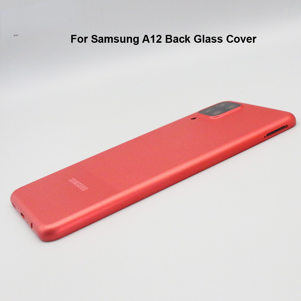 Mặt Lưng Điện Thoại Bằng Kính Thay Thế Chuyên Dụng Cho Samsung Galaxy A12 A125 A125F SM-A125F