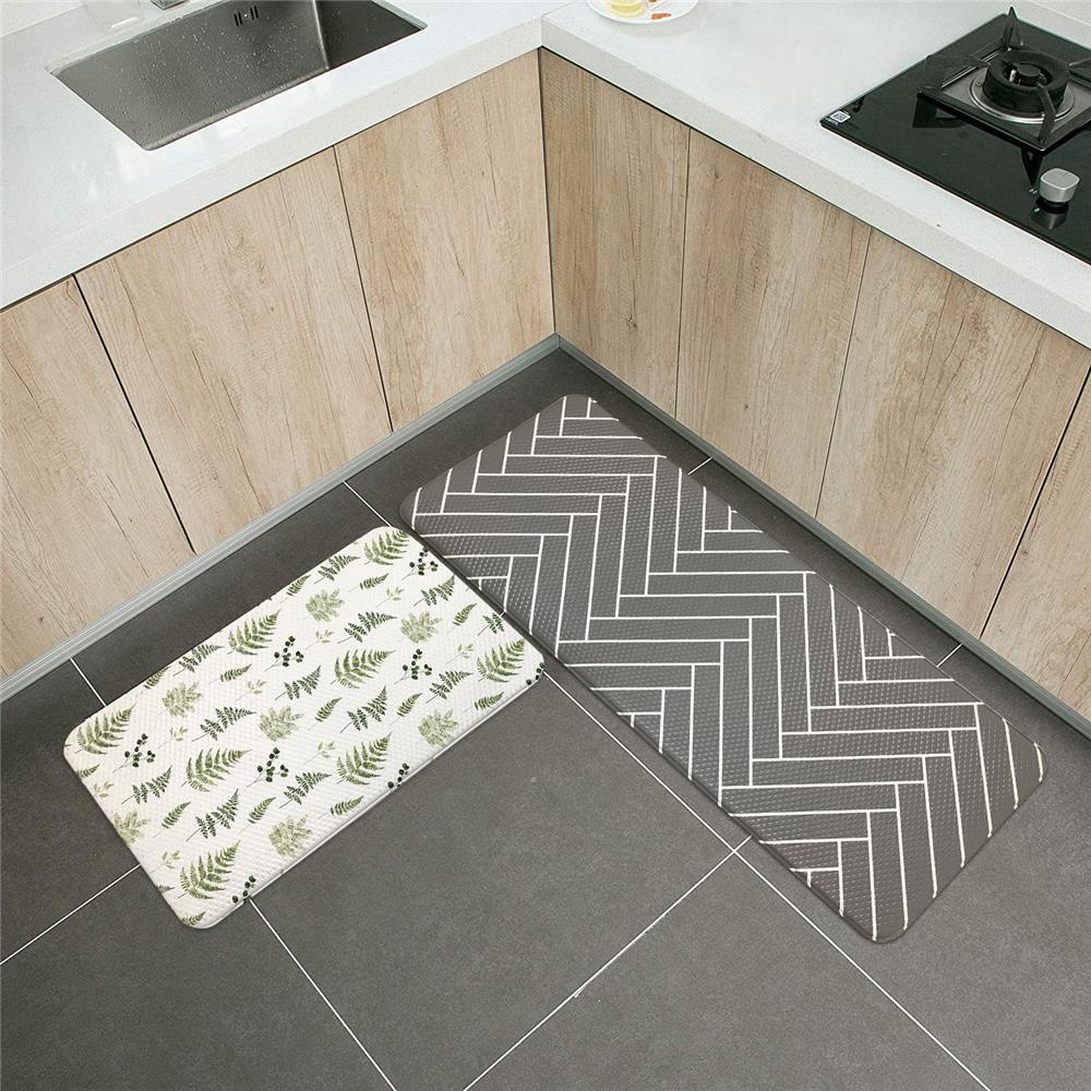 HOMEBASE HLS Thảm đa năng lót sàn lau chân phòng tắm Hàn Quốc 44x75cm màu xanh