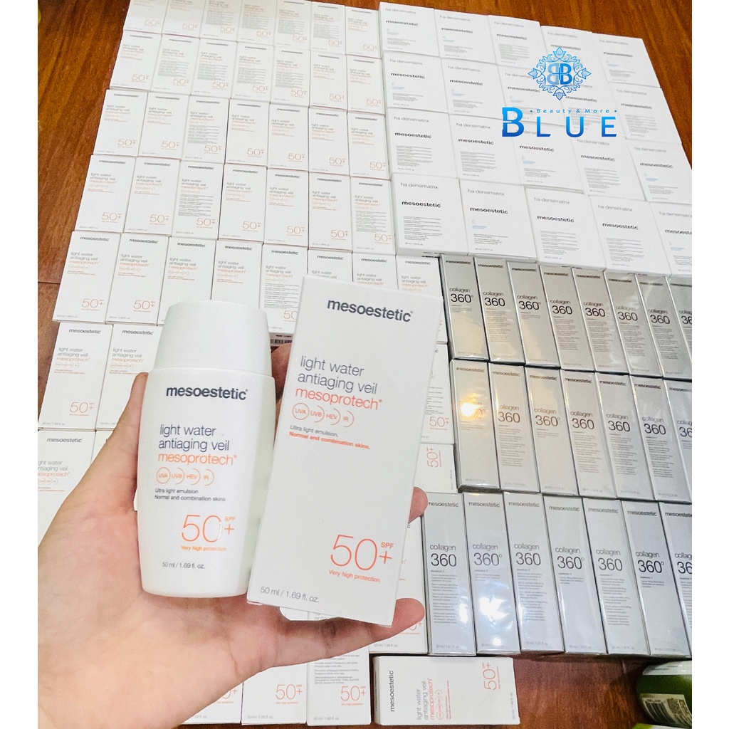 Kem chống nắng Meso Mineral Matt / Light Water Anti-Aging Veil Mesoprotech SPF 50+ / Melan 130+