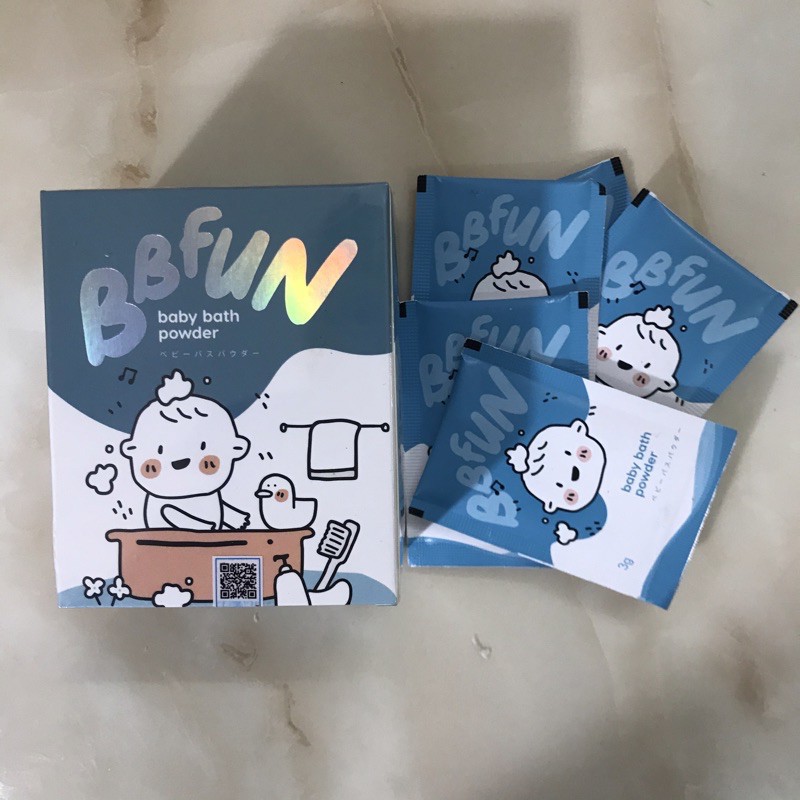 Bột tắm thảo dược thiên nhiên BBFUN (1 gói lẻ)