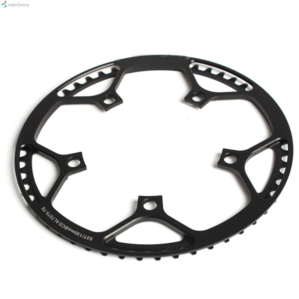 Folding Bike Narrow Wide Chainring 130 BCD Round Shape Single Chain Ring Speed 45T 47T 53T 56T 58T High Quality